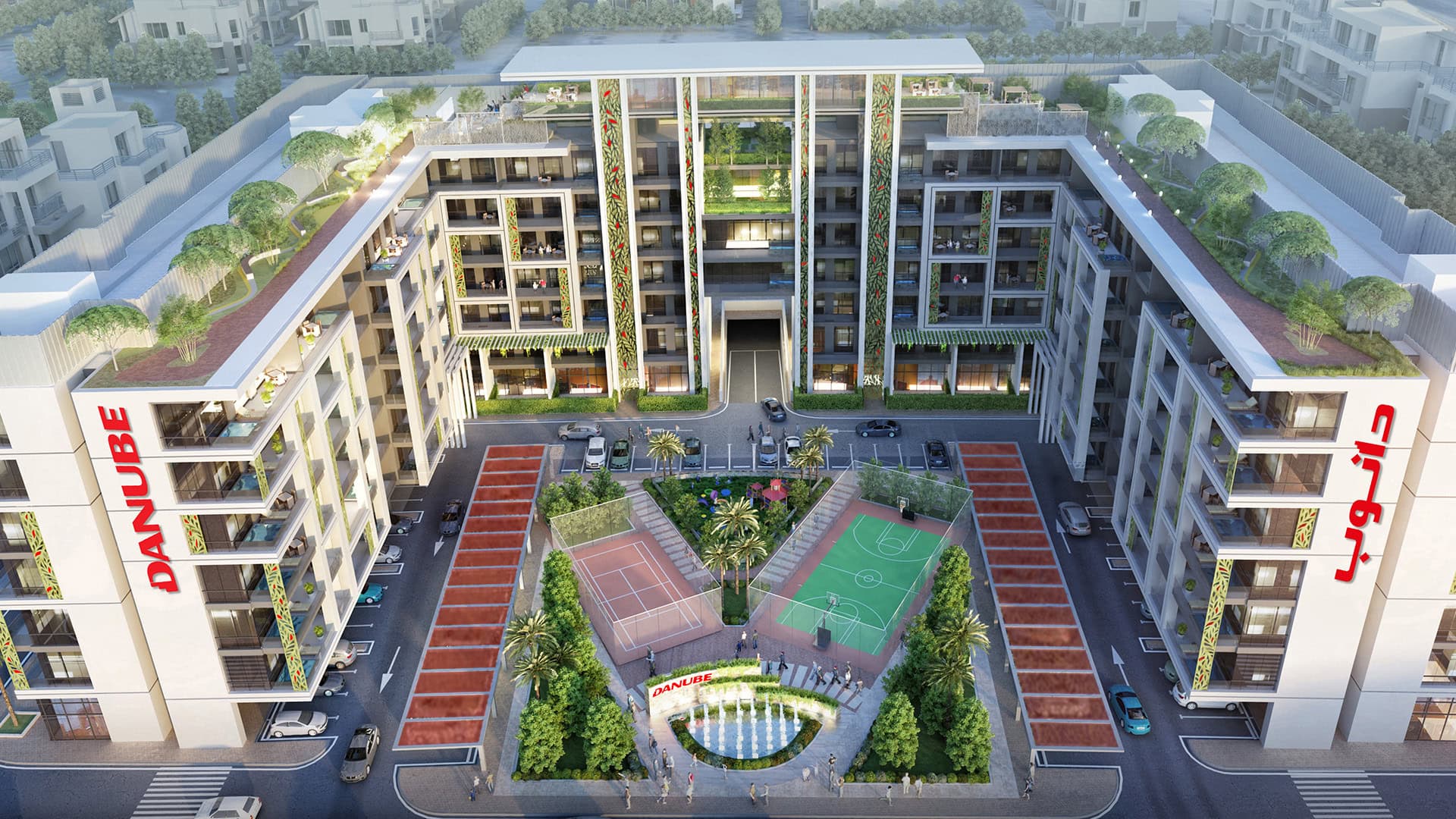 DANUBE Petalz Plunge Pools – Dubai, UAE 1 DANUBE PETALZ