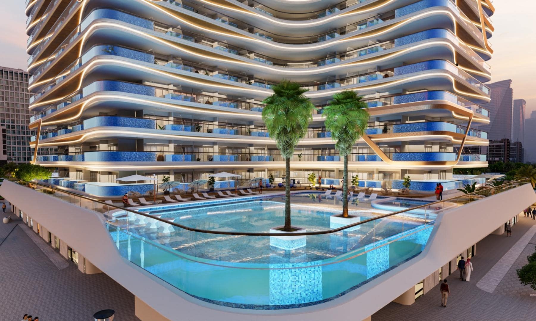 SAMANA Skyros Plunge Pools - Dubai, UAE - SAMANA SKYROS 2 1